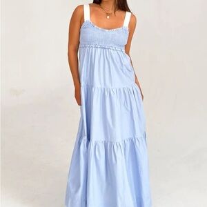 Grey Bandit Blue Dress